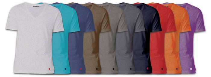 The BLACK Reward: All of our Men's & Ladies Solid Tees are Athletic Fit. Choose from V-Neck or Crew Neck, sizes S-2XL. Available in the following Heather colors: White, Turquois, Navy, Brown, Ash, Charcoal, Black, Red, Orange, and Purple.