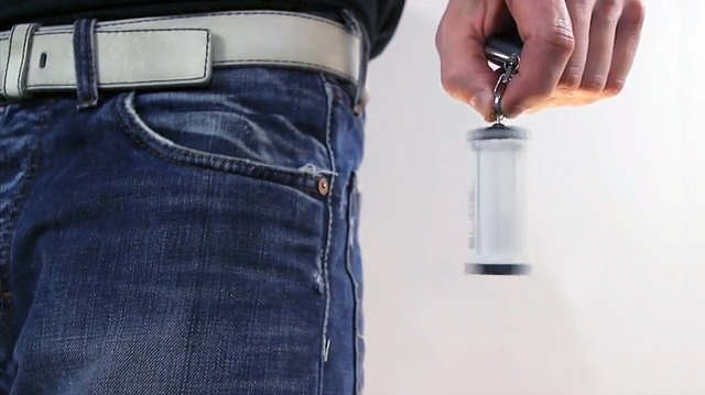 Spins fast and free on tiny stainless steel ball bearings.
