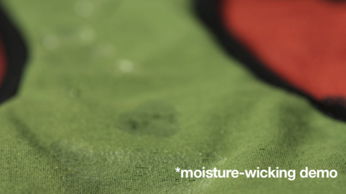 THINX wicks moisture to keep you fresh and dry