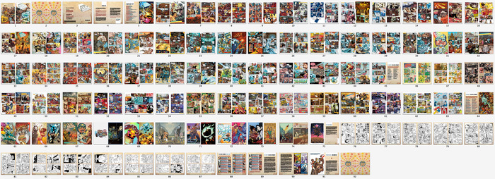 Just to show you that I'm not messing around—BEHOLD! THE ENTIRE 180 PAGE BOOK IS DONE!