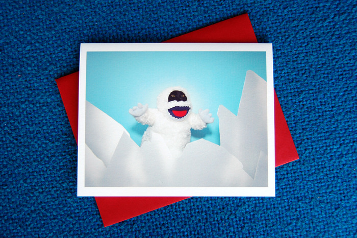 Abominable Snowman Greeting Card