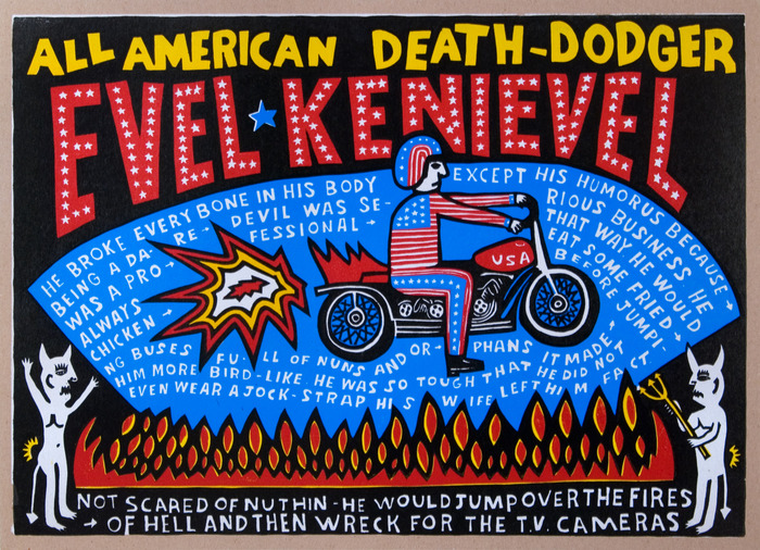"Evel Kenievel: Death Dodger" $90