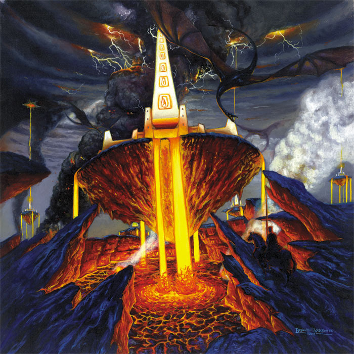 Bryon Wackwitz - Urborg Unleashed (Oil on paper and board)