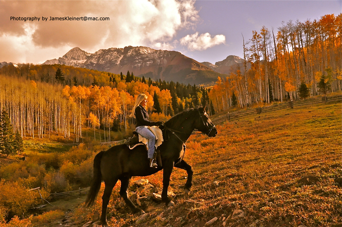 Connecting with Mother Earth and Horses in Telluride, come ride with us!