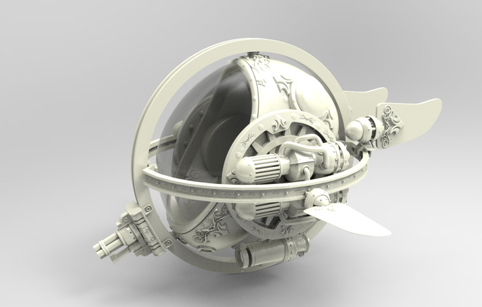 3D Render of the Bathysphere