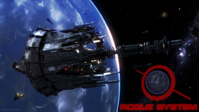 Orbital Station concept art by Adam Burch (based on a work by Jason Tinsley)
