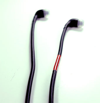 Promotional earbuds with embedded soft button: Kickstarter Exclusive