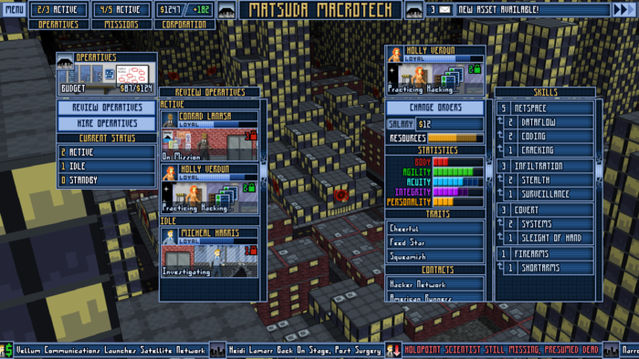 Operative Review screen