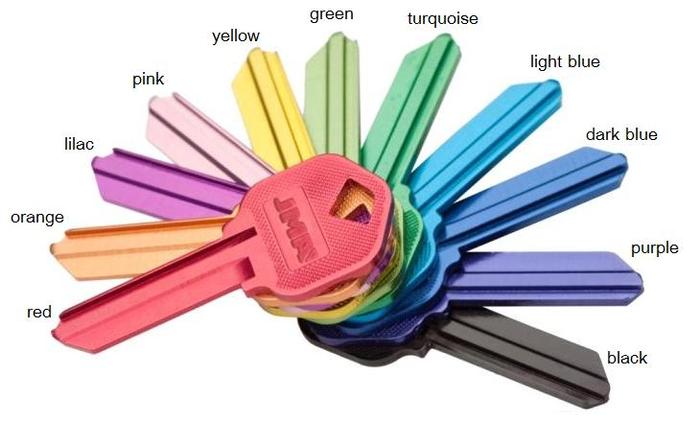 2 key styles - both available in 11 colors