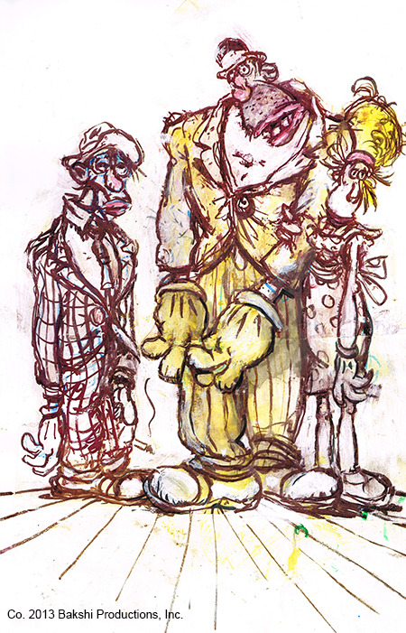 "Louie, Max, and Molly" Original Character Designs by Ralph Bakshi