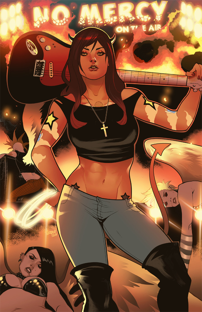 TORQUE KNOCKOUT VARIANT! Kickstarter Backers & Comic Retailers-Only, by Elizabeth Torque