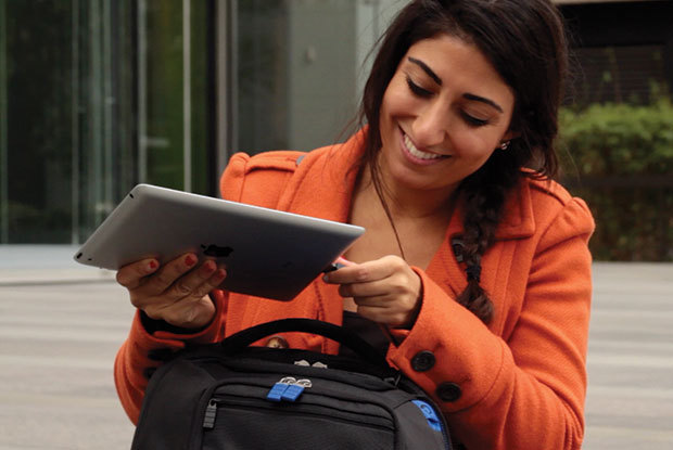 The battery is powerful enough to charge a tablet to almost full charge