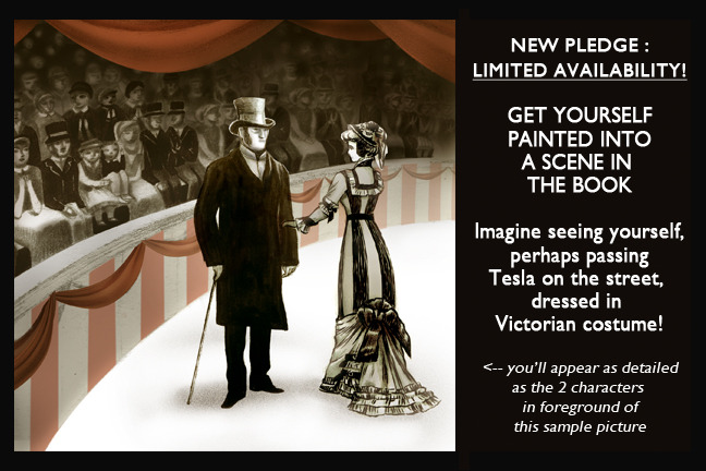 See 2 pledge options for possible cameo appearances in the book