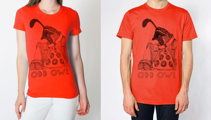 Limited Space Quail Tee (art by Trillian Spencer)