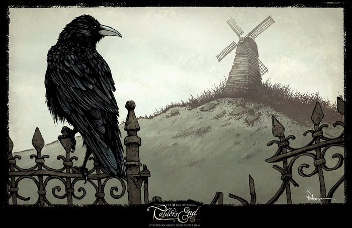"The Mill at Calder's End" by artist David Petersen will be printed on 11"X17" archival paper.