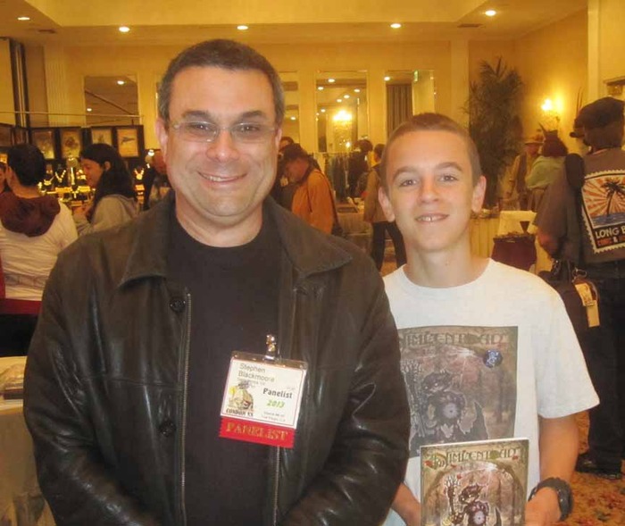 Josh with Dead Things author Stephen Blackmoore