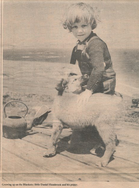 My brother Daniel growing up on the Great Blasket Island.