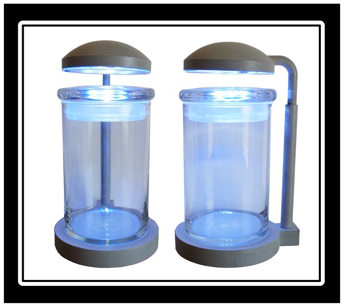 PJ reef Lamp and glass jar
