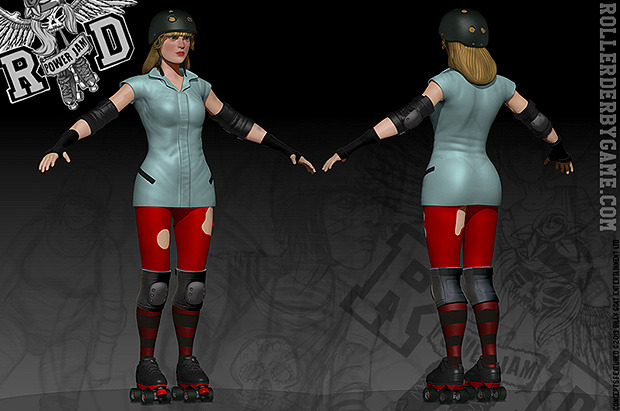 high-res 3D model of alternative uniform