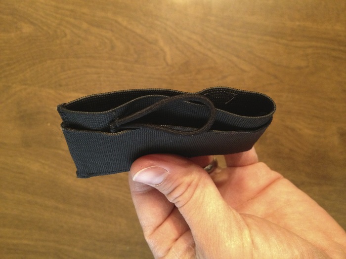 The first wallet didn't look too good, but I liked the functionality of it. With a lot of trial and error and some coaching from my mom, I was able to make the wallet look, feel, and function better.