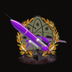 Purple Dart with Coal-sack Nebula Cluster