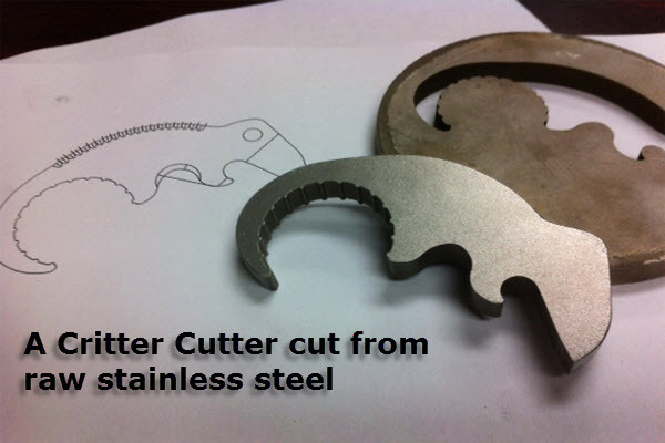 Solid Stainless Steel Critter Cutter