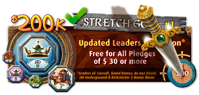 Stretch Goal # 1 confirmed - Leaders is coming back into print!