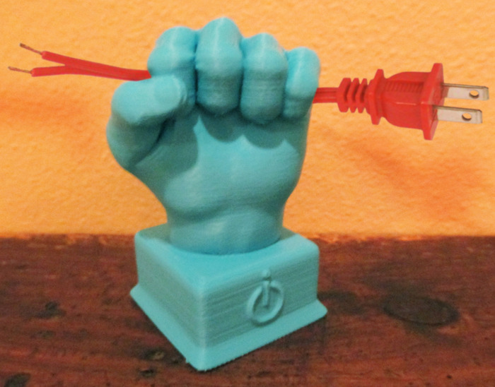 Reward 4 - Infinity Cell 3D Printed Freedom Fist
