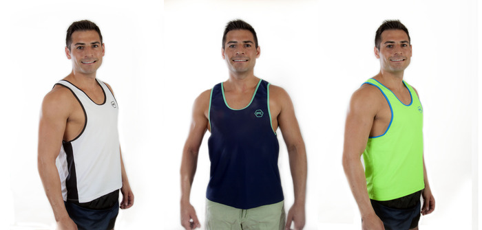 From Left to Right: White w/ Black Trim & Panels; Navy w/ Mint Trim; Neon Green w/ Neon Blue