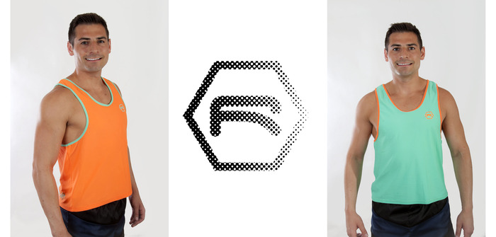 Neon Orange w/ Mint Trim (Left) Mint w/ Neon Orange Trim (Right)