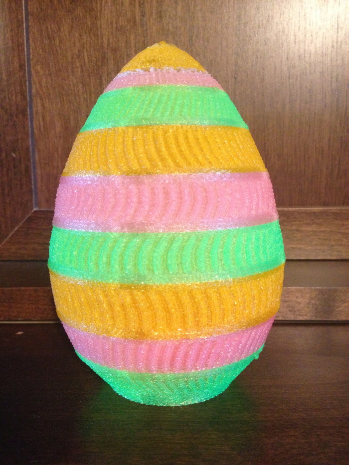 Printed with multiple colors of PLA