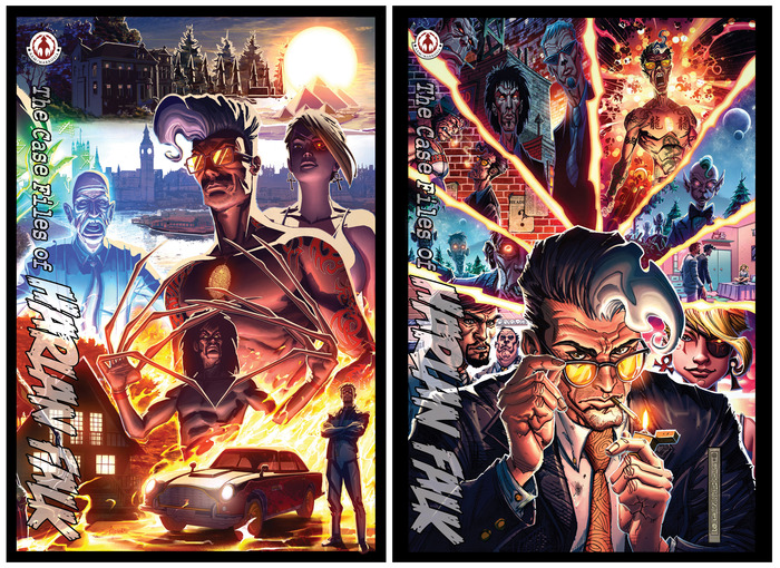 The Full Color, 100 pg Graphic Novel will ship with two covers 50/50