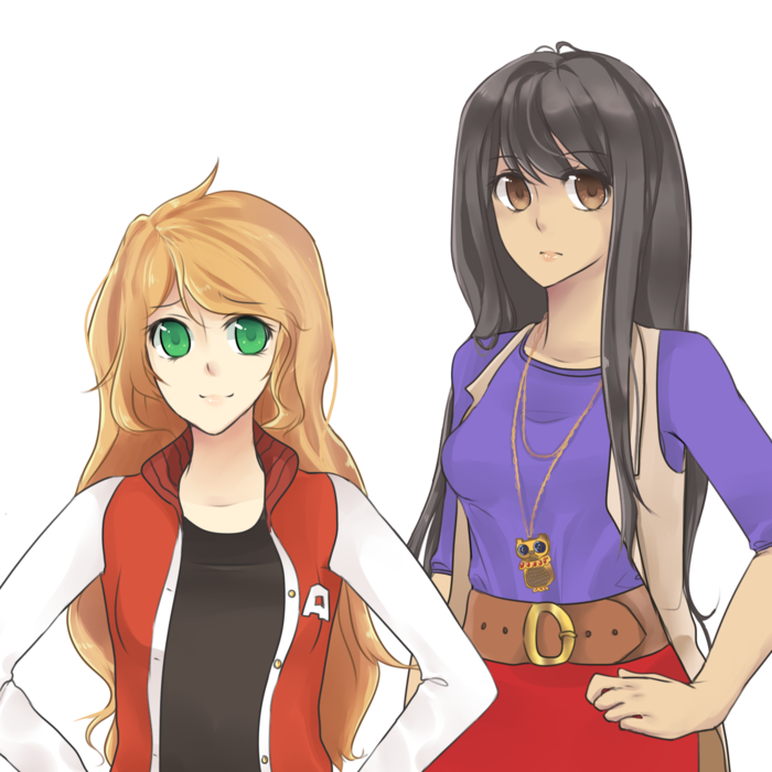 A sample of Taryn and Yuko's sprite art.