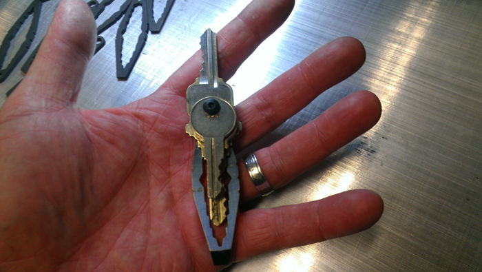 Multiple ways to carry your keys, be creative! - Click for more info