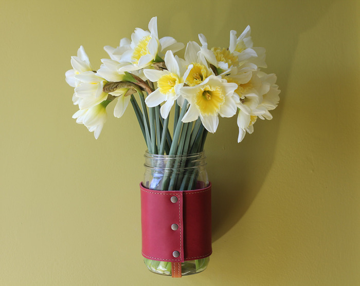 Hang your Chug-A-Lug from a nail with the D-Ring and use it as a vase.