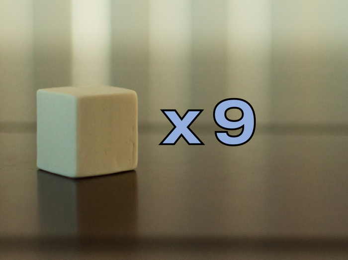 Small Cubes - 7/8" x 7/8" x 7/8"