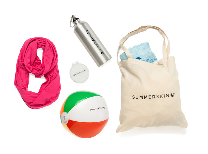 The SUMMERSKIN Beach Kit + an Endless Summer Scarf™ in the color of your choice.