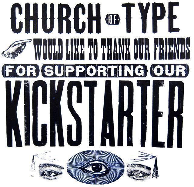 THANK YOU KICKSTARTER FRIENDS!!!