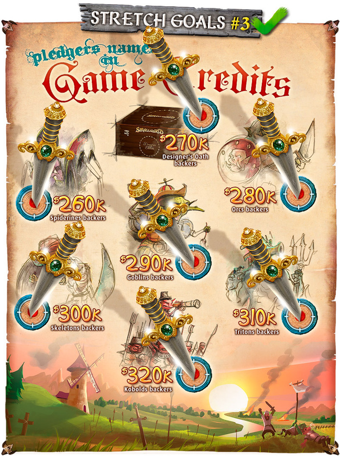 We'll implement some nifty listing in the digital credits of the game!