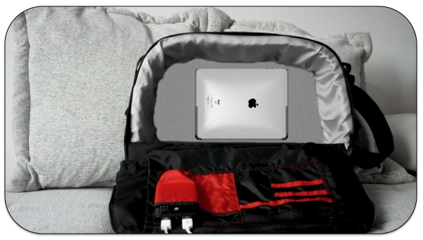 You can attach and remove iPad easily from a holder