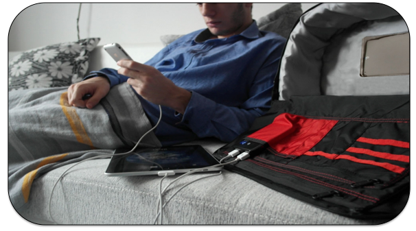 Simultaneous charging of iPad and iPhone is possible
