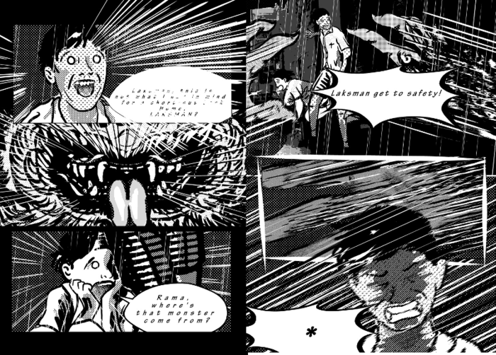 Page Sample from Ramayana:The Thread of Luminance;Ayodhya