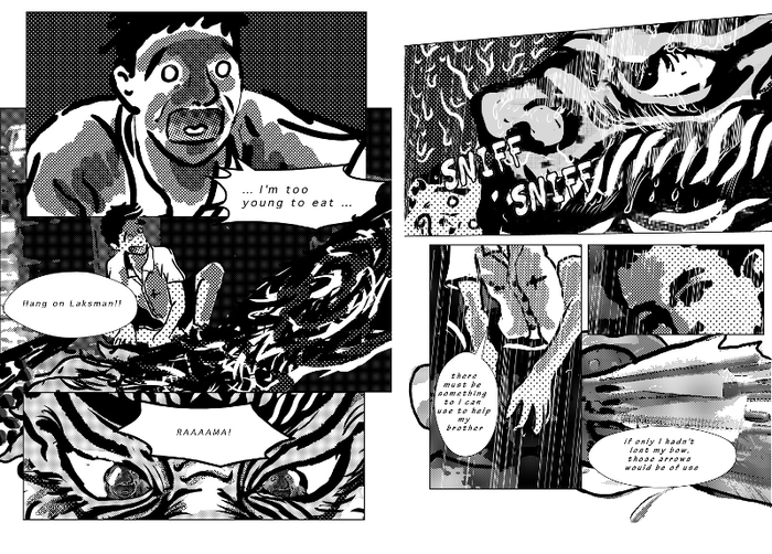 page sample from Ramayana:The Thread Of Luminance