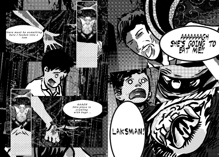 page sample from Ramayana The Thread of Luminance