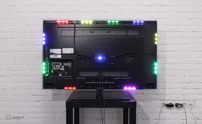 Lightpack on a 42'' TV