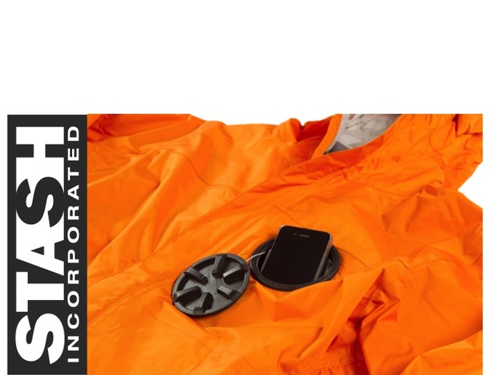 Stash Pocket + Waterproof Jacket = The best of both worlds!