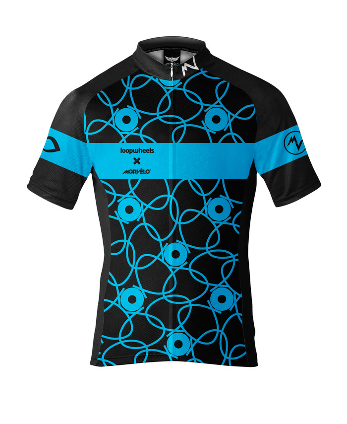 Morvelo's Loopwheels technical cycling jersey - front