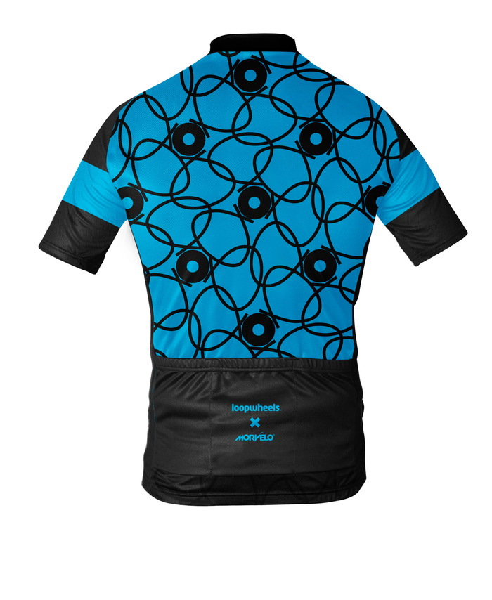 Morvelo's Loopwheels technical cycling jersey - reverse view