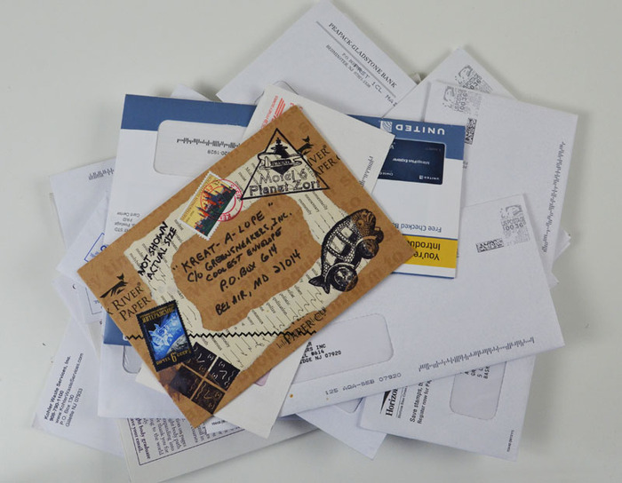 Which envelope would you pick up?