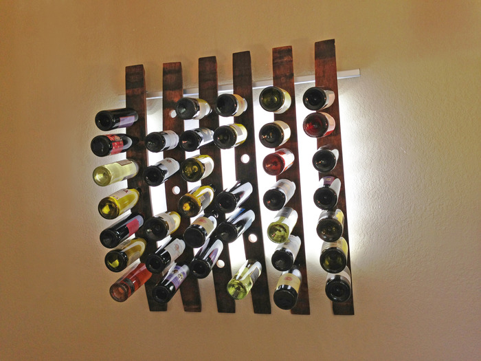 Lumi Wine Wall Six Staves